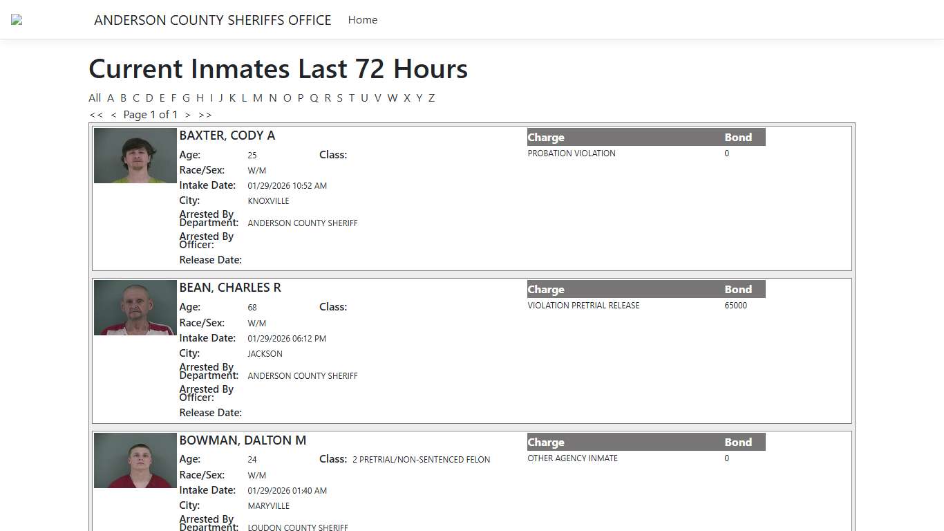 Inmates - ISOMS Portal